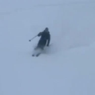 A skier in Utah suffered minor injuries after being "fully buried" in an avalanche.