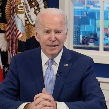 VIDEO: ABC News Live: President Joe Biden addresses efforts to relieve supply chain pressure