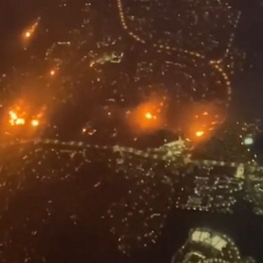 An airline passenger aboard a flight from Denver captured a bird’s-eye view of the wildfire burning in Boulder County, Colorado.