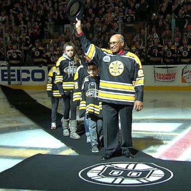 VIDEO: First Black NHL player to have his number retired