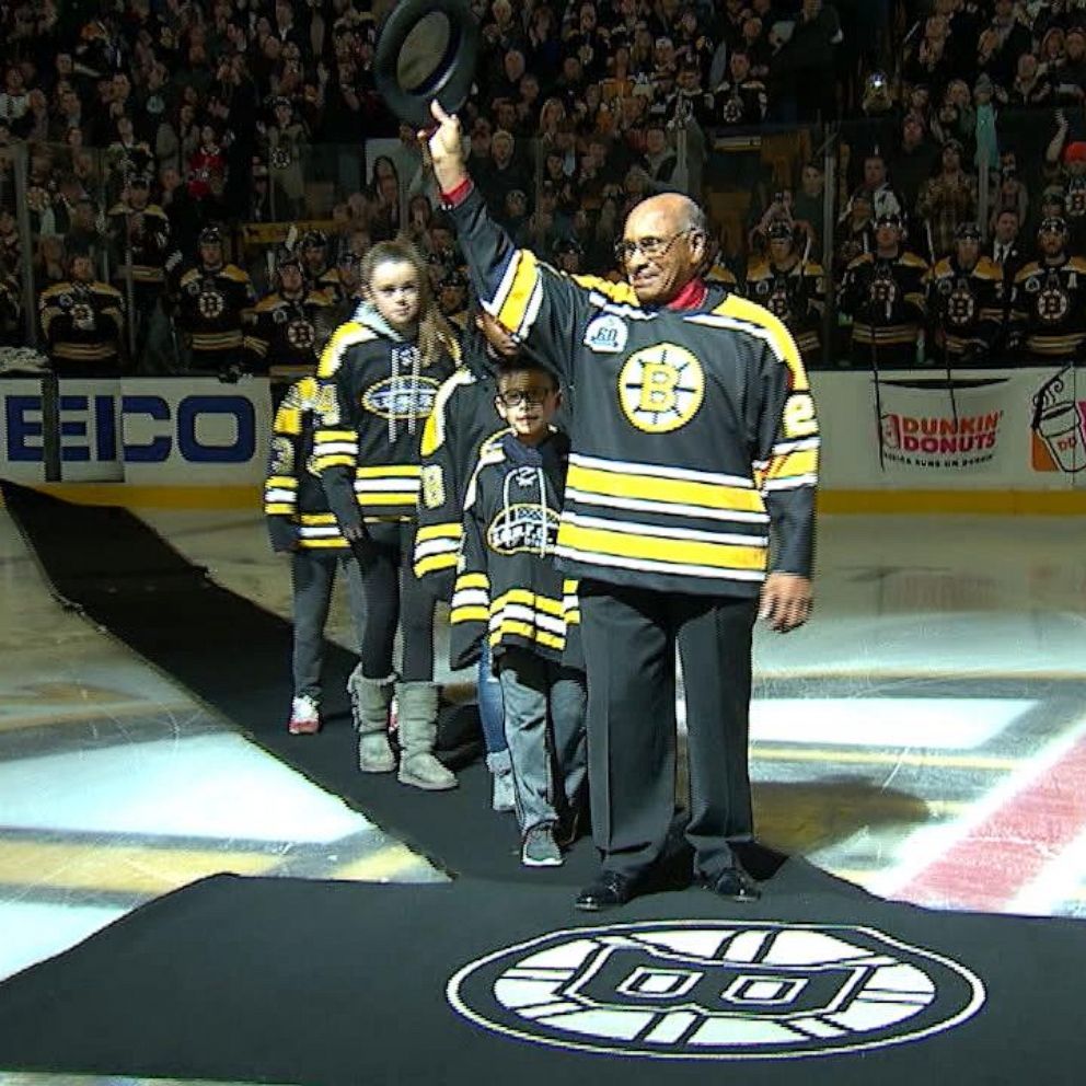 Boston Bruins retire jersey of Willie O'Ree, NHL's first black