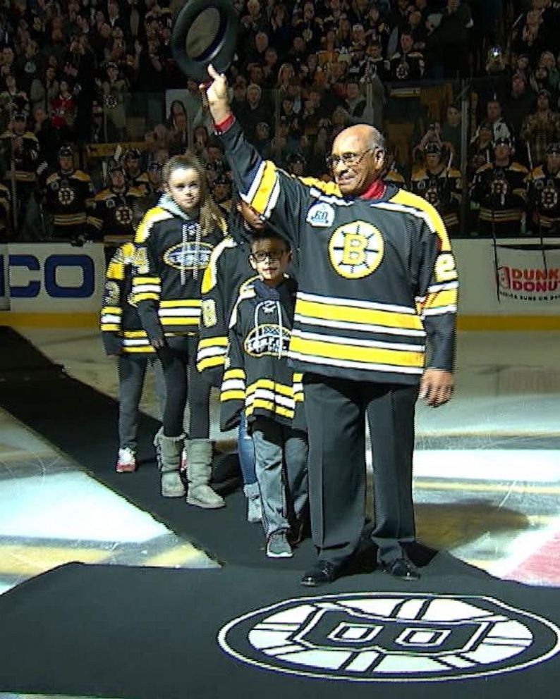 TSN on X: On Jan. 18, 1958, Willie O'Ree made his debut with the Bruins  and became the first Black player in NHL history. On Jan. 18, 2022, O'Ree's  No. 22 was