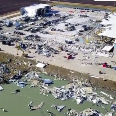 The family of a delivery driver who died in an Illinois warehouse collapse caused by a tornado filed a wrongful death lawsuit. 