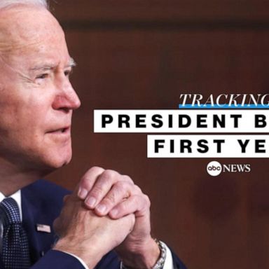 ABC News looks back at pivotal moments in the first year of Joe Biden’s presidency amid his fluctuating approval rating.