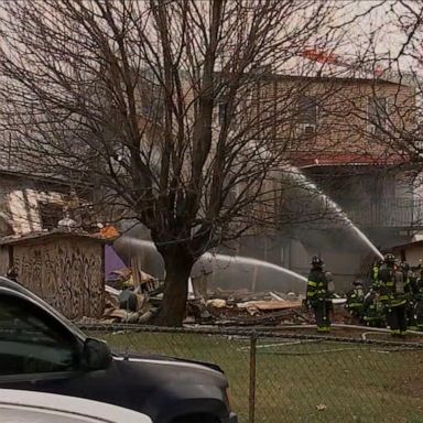 A 77-year-old woman has died from smoke inhalation following a gas explosion at a detached home in the Bronx in New York City, officials said Tuesday.