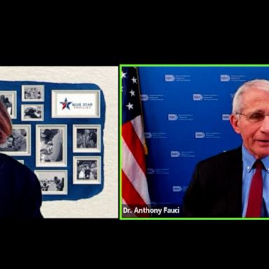 Speaking at a Blue Star Families event, Dr. Anthony Fauci said the U.S. will likely be past the omicron peak by mid-February.