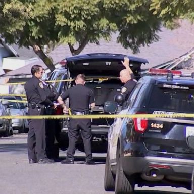 Multiple gunmen, at least one armed with a semi-automatic rifle, opened fire at a home in Inglewood, California, early Sunday morning.