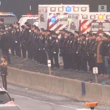 A "Hero's Salute" was held in Yonkers, New York, in honor of NYPD Officer Jason Rivera, who was shot and killed last week while responding to a domestic violence call.