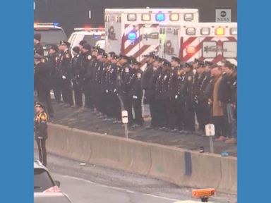 WATCH:  New York City gives final salute to fallen NYPD officer