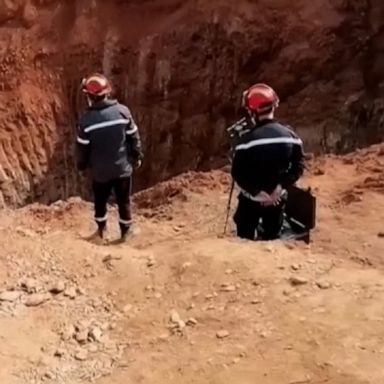 The 5-year-old fell into a 32-meter well while playing outside his home.