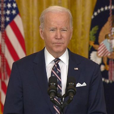 VIDEO: ABC News Live: Biden announces tougher sanctions as Russia-Ukraine conflict escalates