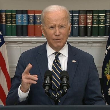 President Joe Biden announced new economic sanctions against Russia on Friday.