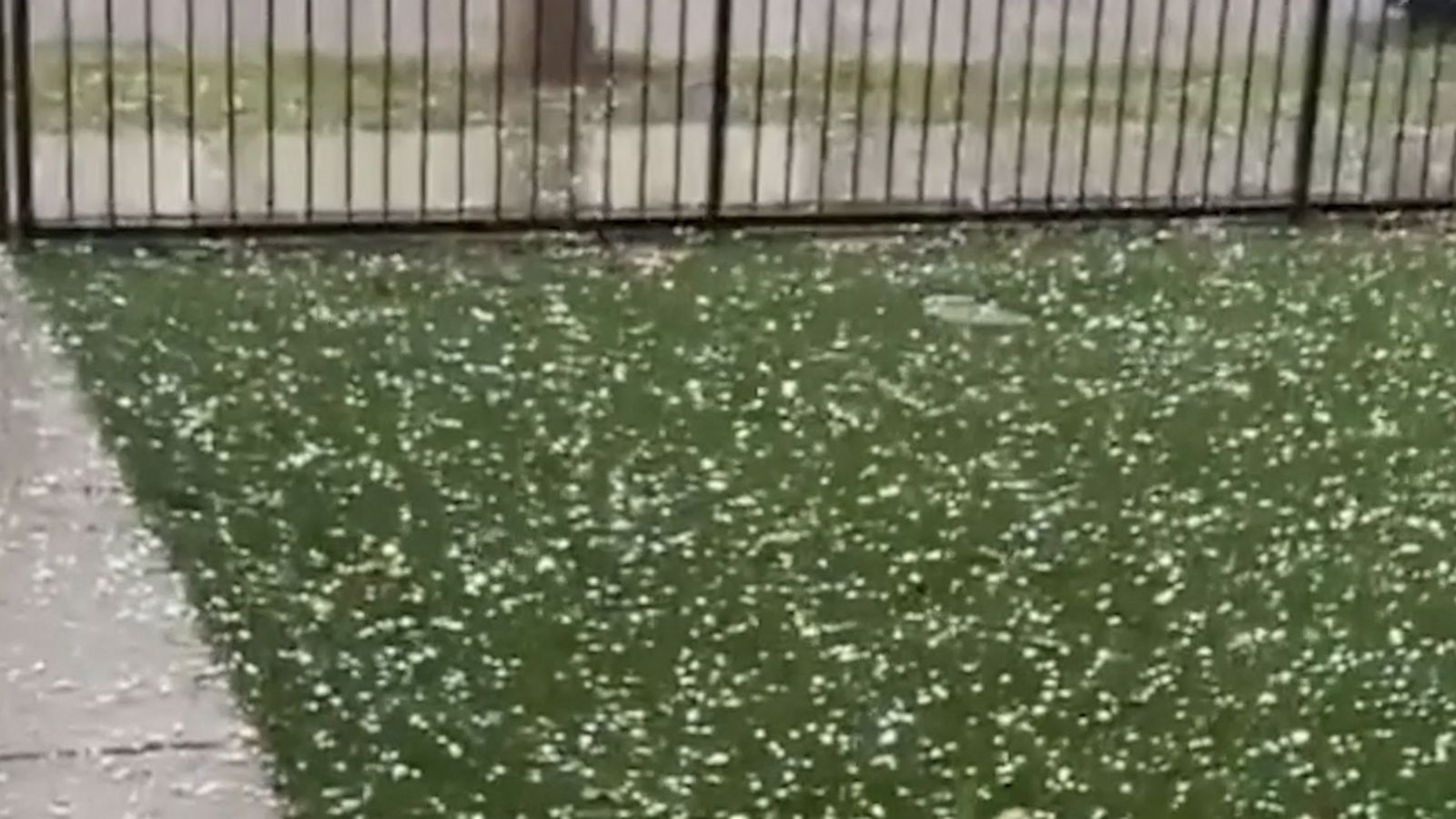 Storms bring hail to Dallas Good Morning America