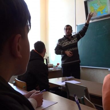 VIDEO: Ukraine school children strive for normalcy amid war