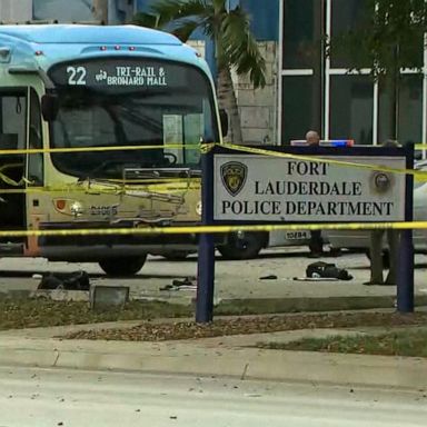 Another three people were injured in a car crash connected to the incident in Fort Lauderdale Thursday afternoon.