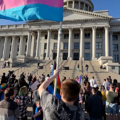 Utah lawmakers on Friday voted to override Gov. Spencer Cox's veto of an anti-transgender sports bill banning transgender girls’ participation in sports.