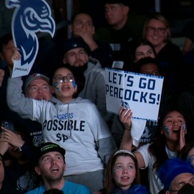 The Saint Peter's University Peacocks are the first No. 15 seed ever to advance to the Elite Eight of the NCAA tournament.