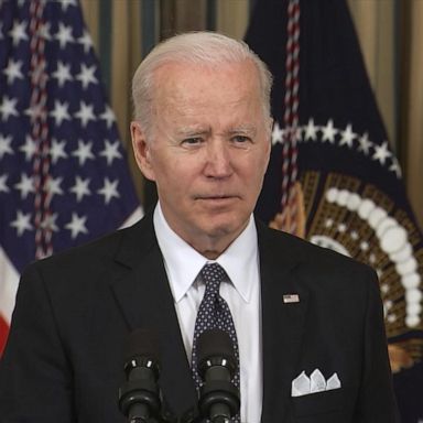 VIDEO: ABC News Live: Biden clarifies unscripted statement about Putin