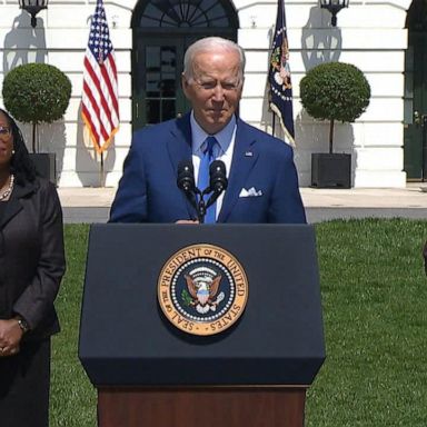 VIDEO: Biden celebrates Judge Ketanji Brown Jackson's SCOTUS confirmation