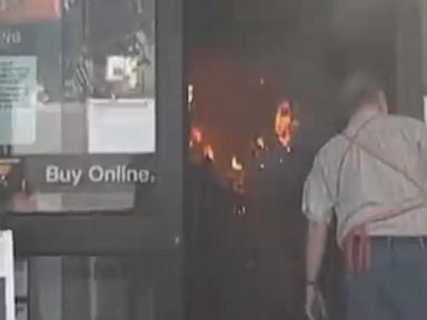 WATCH: Dramatic footage shows fire raging at Home Depot in San Jose