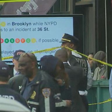 VIDEO: ABC News Live: New York City subway shooting suspect still at large 