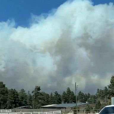 The Tunnel Fire started on Sunday about 14 miles northeast of Flagstaff, Arizona. 