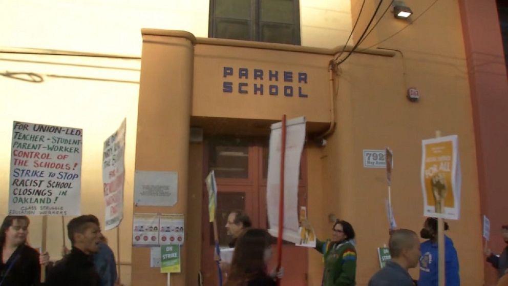 Video Teachers And Parents Protest Over School Closures In Oakland ...