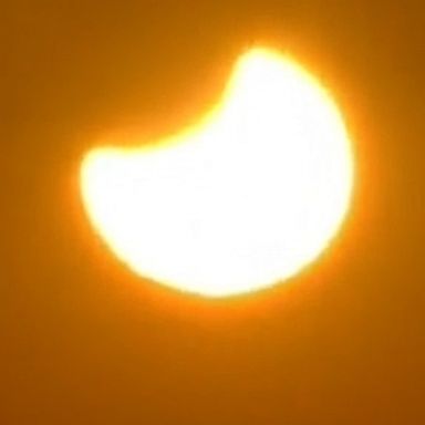 A partial solar eclipse was visible in parts of South America and the Southern Hemisphere over the weekend.