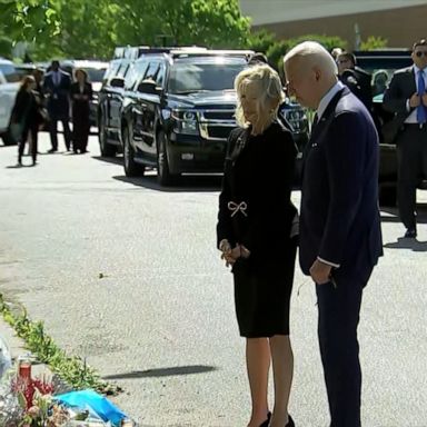 VIDEO: ABC News Live: President Biden visits shooting victims’ families in Buffalo