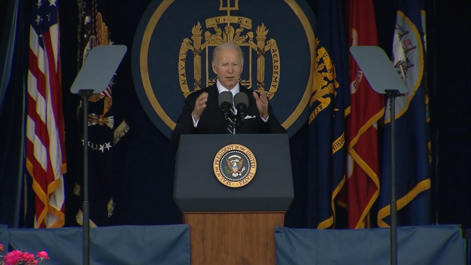 Biden delivers Naval Academy commencement speech Good Morning America