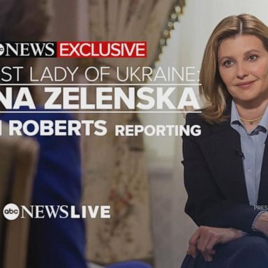 VIDEO: The First Lady of Ukraine: Olena Zelenska | Robin Roberts Reporting