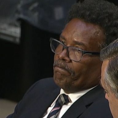 Garnell Whitfield Jr., the son of the oldest Buffalo shooting victim, attended a Senate Judiciary Committee hearing on domestic terrorism.