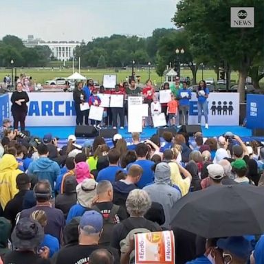 Mayor Muriel Bowser called for gun reform and statehood for Washington, D.C., Saturday during the March for Our Lives protests. 