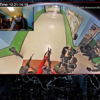 VIDEO: Leaked surveillance video from inside Robb Elementary mass shooting 