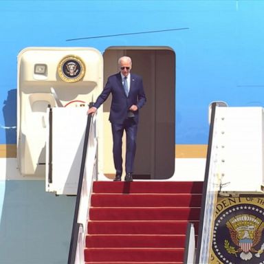 VIDEO: Biden begins Middle East trip with visit to Israel