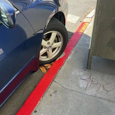 A couple received a ticket last week for parking in a red zone after the curb was repainted while their car was parked there, according to ABC San Francisco station KGO.