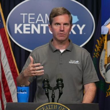 Kentucky Gov. Andy Beshear warn residents of extreme heat as the state recovers from devastating flooding.