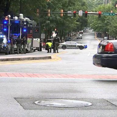 Atlanta police said two people have been killed and one was injured in related shootings at two locations Atlanta on Monday afternoon.