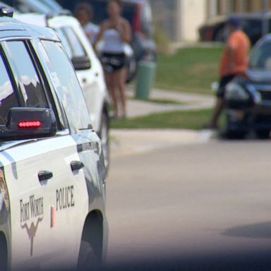 A 5-year-old, 17-year-old and an 18-month-old were in the front yard when suspects drove by and started shooting, police said.