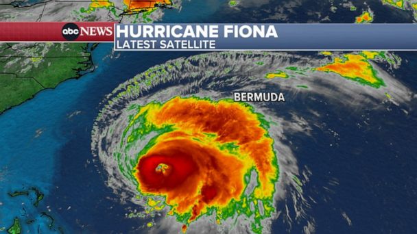 Video Hurricane Fiona heads toward Bermuda as a Category 4 storm - ABC News