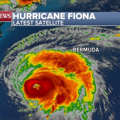 VIDEO: Hurricane Fiona heads toward Bermuda as a Category 4 storm