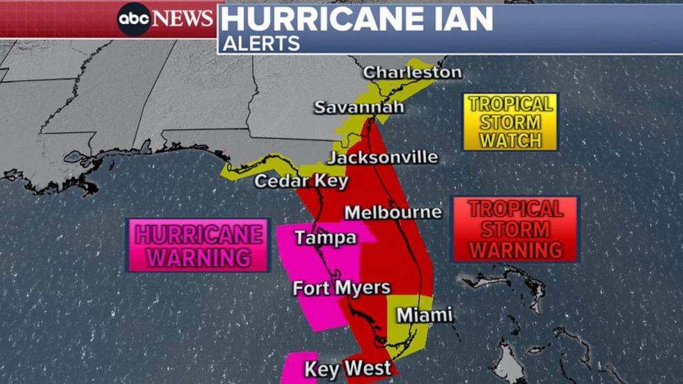 Video ABC News Live: Hurricane Ian threatens Florida with destructive ...