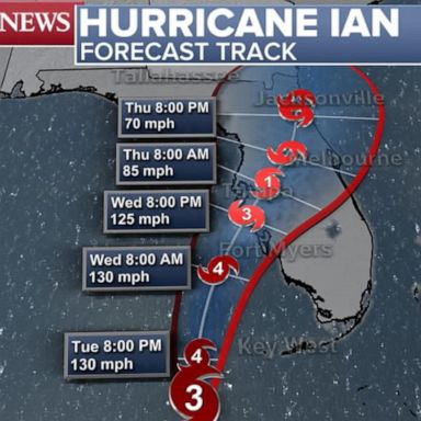 VIDEO: Hurricane Ian: Latest track, warnings as the storm intensifies