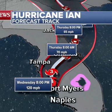 Ian made landfall Wednesday afternoon and is projected to take a similar path to Hurricane Charley in 2004. 