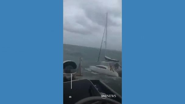 Video Coast Guard rescues four people as Ian approaches Carolinas