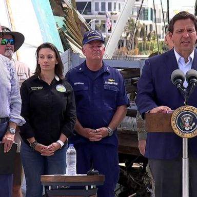 VIDEO: ABC News Live: Biden, DeSantis survey Hurricane Ian damage