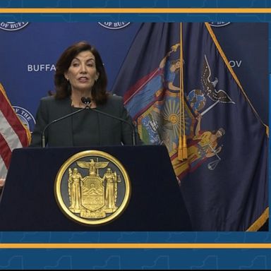 Buffalo Mayor Byron Brown and Gov. Kathy Hochul announced a new monument to memorialize victims of the Tops Supermarket shooting.