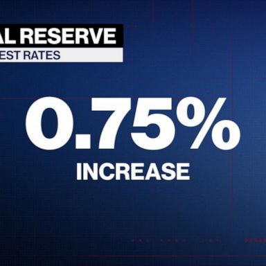 VIDEO: Federal Reserve raises rates by 0.75%