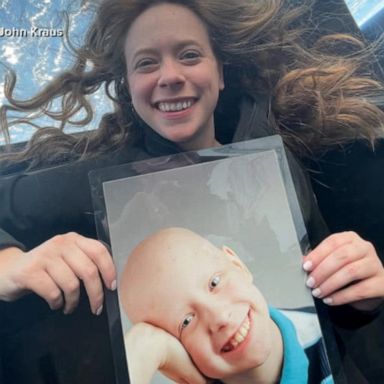 VIDEO: Pediatric cancer survivor shares story after becoming youngest American in space