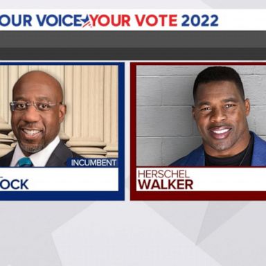 VIDEO: ABC News Live: Georgia voters head to polls to decide between Walker, Warnock